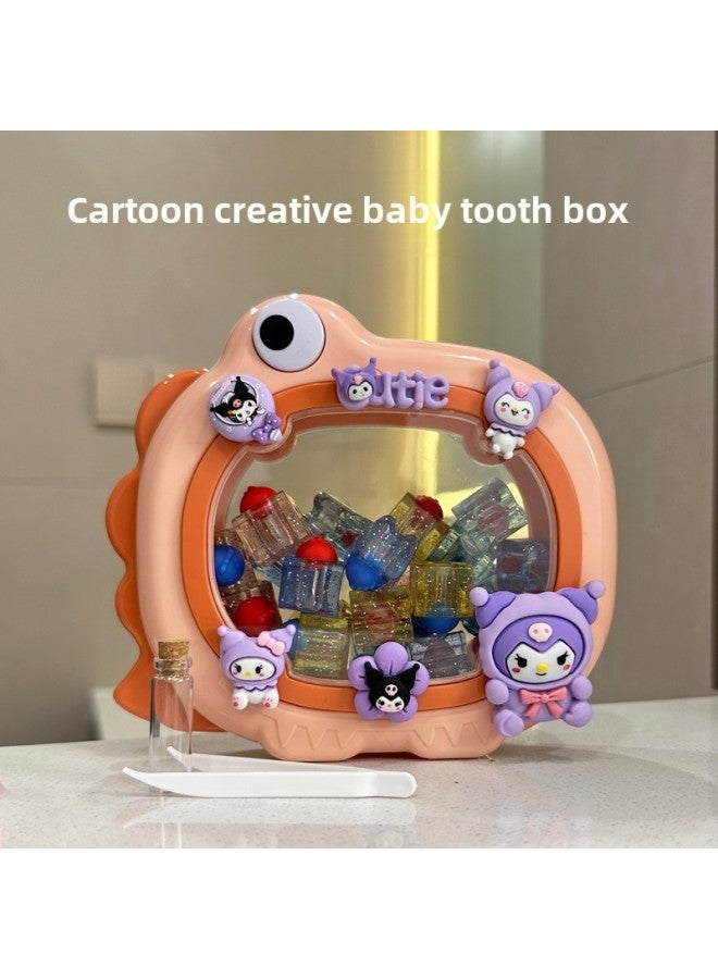 Children's Nipple Storage Box Tooth Collection Box Boys Baby Tooth Loss Tooth Change Collection Storage Commemorative Box Girls-Color:Princess Yellow Dress  - Image 2