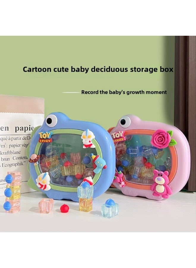 Children's Nipple Storage Box Tooth Collection Box Boys Baby Tooth Loss Tooth Change Collection Storage Commemorative Box Girls-Color:Princess Yellow Dress  - Image 3