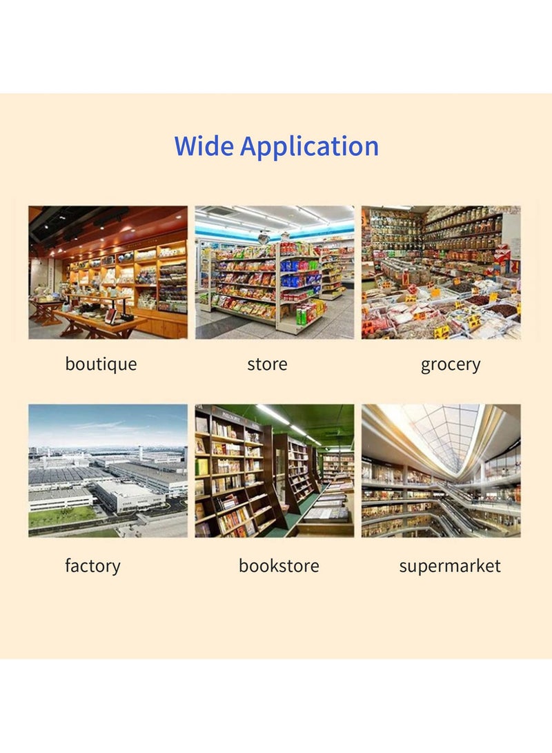 Gun with Labels Kit, 8 Digits Price Tag Machine Handheld Price Label Date Maker Pricing with Price Labels Paper for Office Retail Shop Grocery Store Organization Marking Warehouse - Image 5