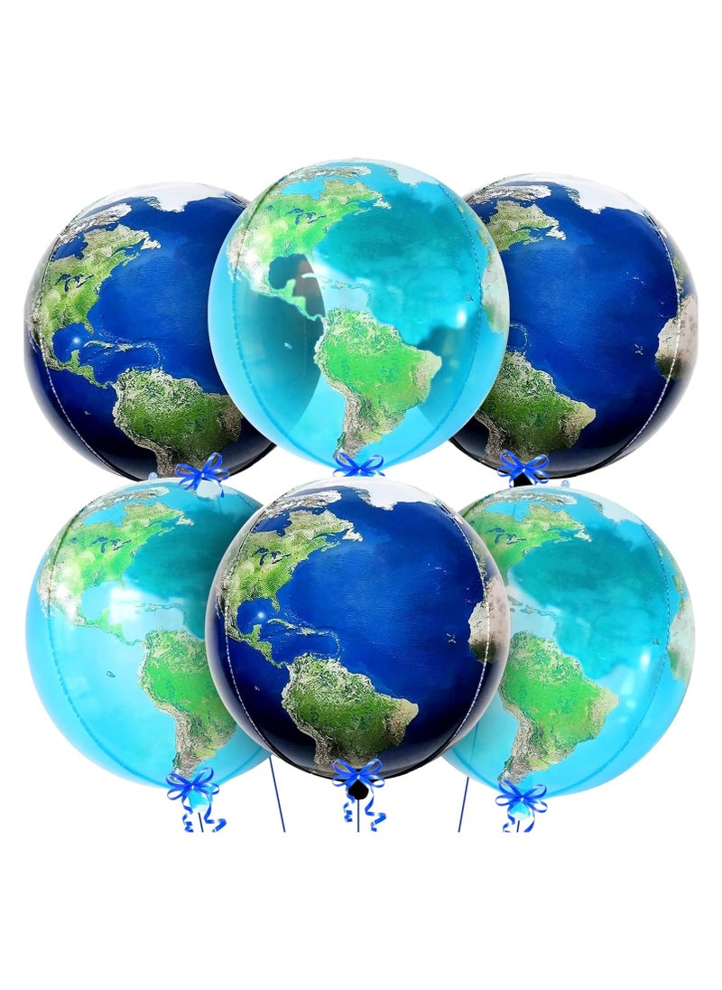 KATCHON Earth Balloons pack of 6 for Party Decorations  - Image 1