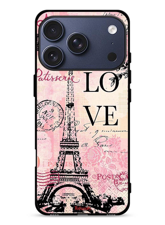 Tolwak Apple iPhone 17 Pro Protective Case Cover Paris Love - Image 1