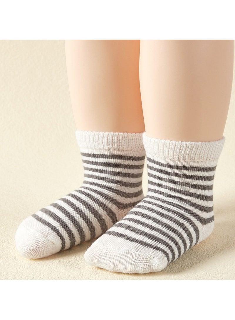 8 Pairs Of Infant And Toddler Four-Season Short Socks And Mid-Tube Socks - Image 5