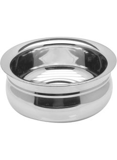 RAJ RAJ STEEL HANDI SERVING BOWL WITHOUT LID, 17.5 CM , SILVER, TSH003, CURRY BOWL , SERVING BOWL , BIRYANI BOWL  - Image 2