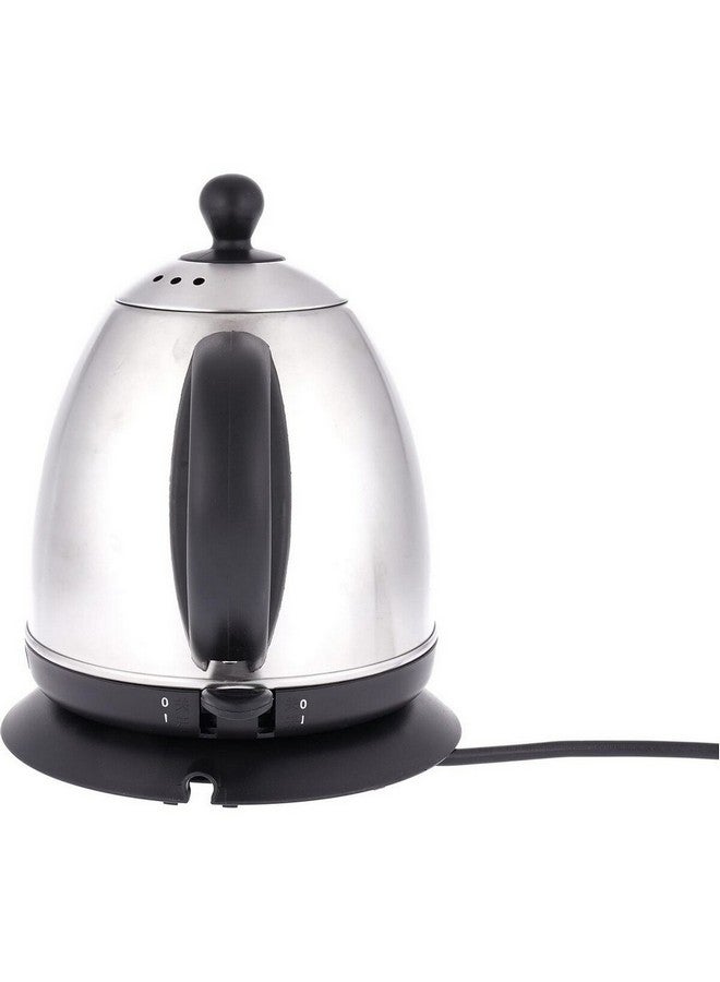 ديم غلاية كهربائية بالتنقيط للقهوة مع منظم حرارة فضي وأسود 1 لتر AD-EPKT-1510A - Image 2