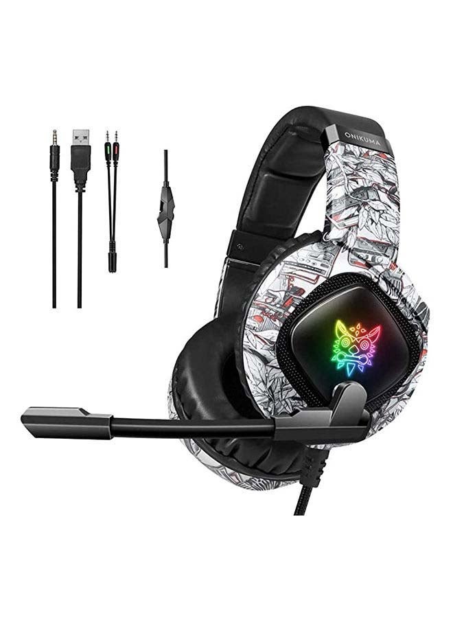 onikuma K19 Gaming Wired Headset With Microphone For PS4/PS5/XOne/XSeries/NSwitch/PC - Image 2