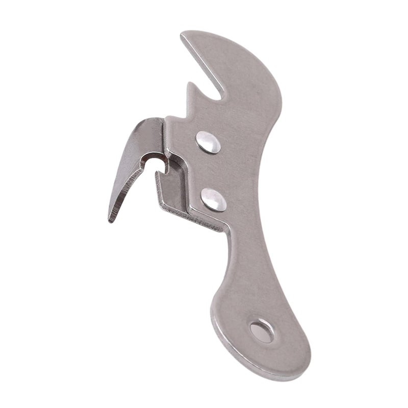 VOBRAMY Stainless Steel Can Opener Manual Can Opener Multifunctional Kitchen Accessories(Photo Color), One Size - Image 5