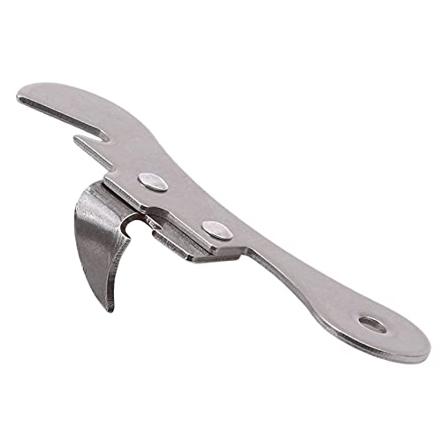 VOBRAMY Stainless Steel Can Opener Manual Can Opener Multifunctional Kitchen Accessories(Photo Color), One Size - Image 3