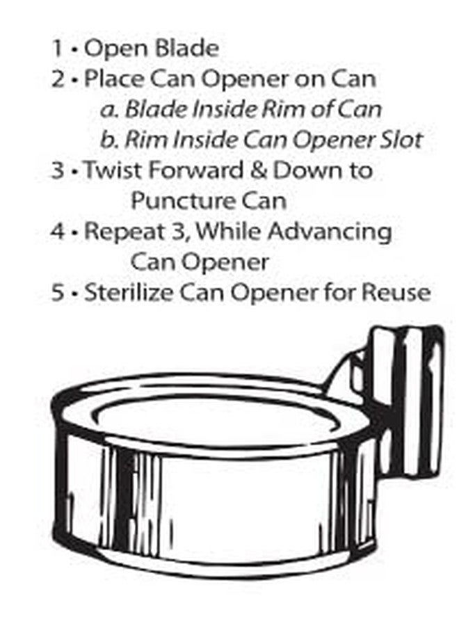 Best Glide ASE's U.S. SHELBY CO. Military Style Can Openers, P-38 & P-51 with Key Ring (3 piece bundle) - Image 3