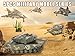 Crelloci 5 Pack Die Cast Fighter Jet Tank Toy Pull Back Army Toys Vehicle Set Camouflage Bomber Airplane Tank Vehicles Military Air Force Playset for Kids Toddlers Boys Age 3 A - Image 4