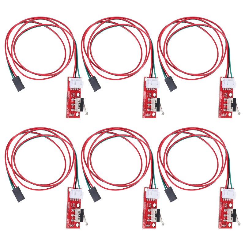 6PCS Printer Endstop Switch Switch Module Switch With Lever Electronic Switch Printer Machine Supplies Mechanical Switch - Image 1