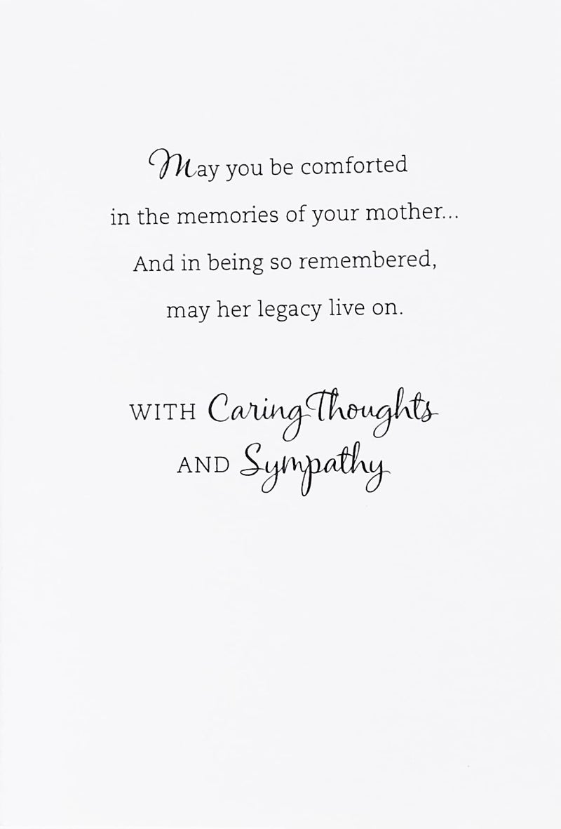Greeting Card With Sympathy In The Loss of Your Mother RIP Funeral Death of Mom She Is Always Near In The Memories - Image 2