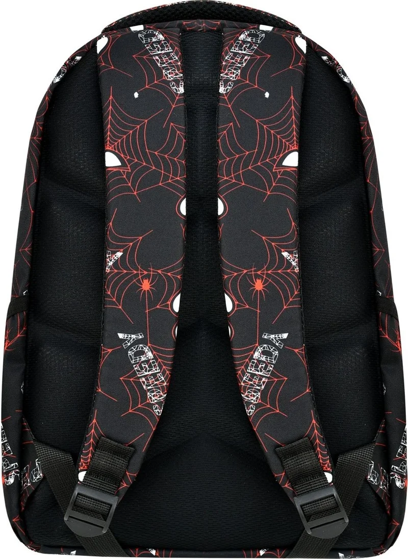 Çanta Trend Bag Trend 3-Piece Primary School Spiderman Patterned, Boy Lunch Box and Pencil Case School Bag