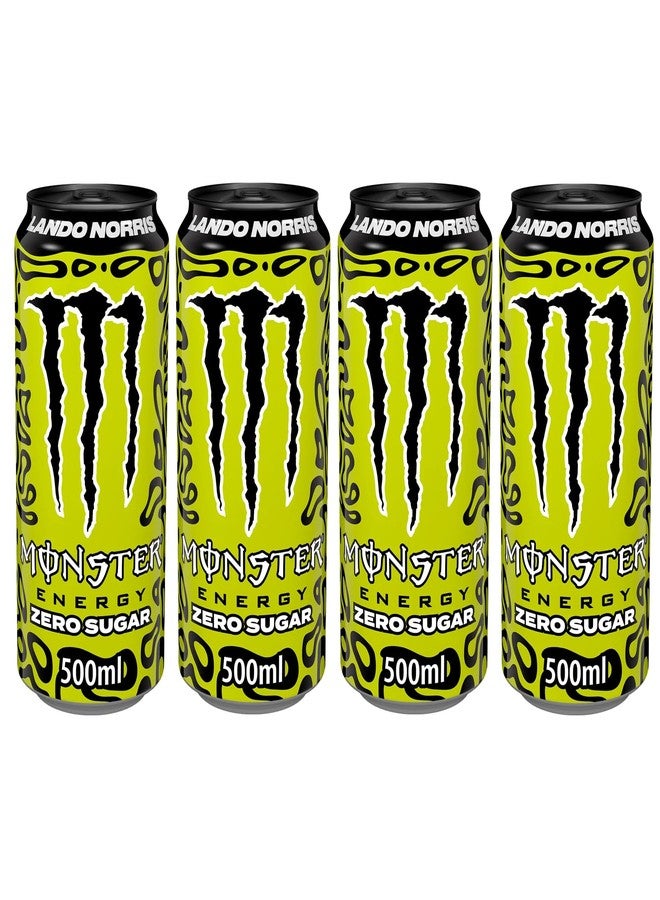 SFU E Com Monster Energy Lando Norris Zero Sugar | Imported Energy Drink | 4 x 500ml Can - Image 1