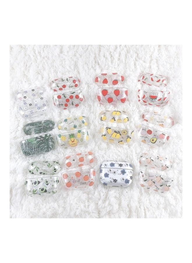 Bronzing Fruit Pattern PC Earphone Hard Protective Case for AirPods Pro F07 - Image 5