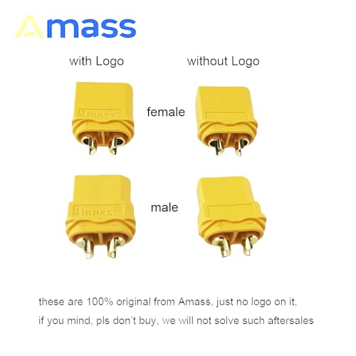 SoloGood Amass 10 Pairs XT90S XT90S XT90 Connector AntiSpark Male Female Connector for Battery ESC and Charger Lead - Image 5