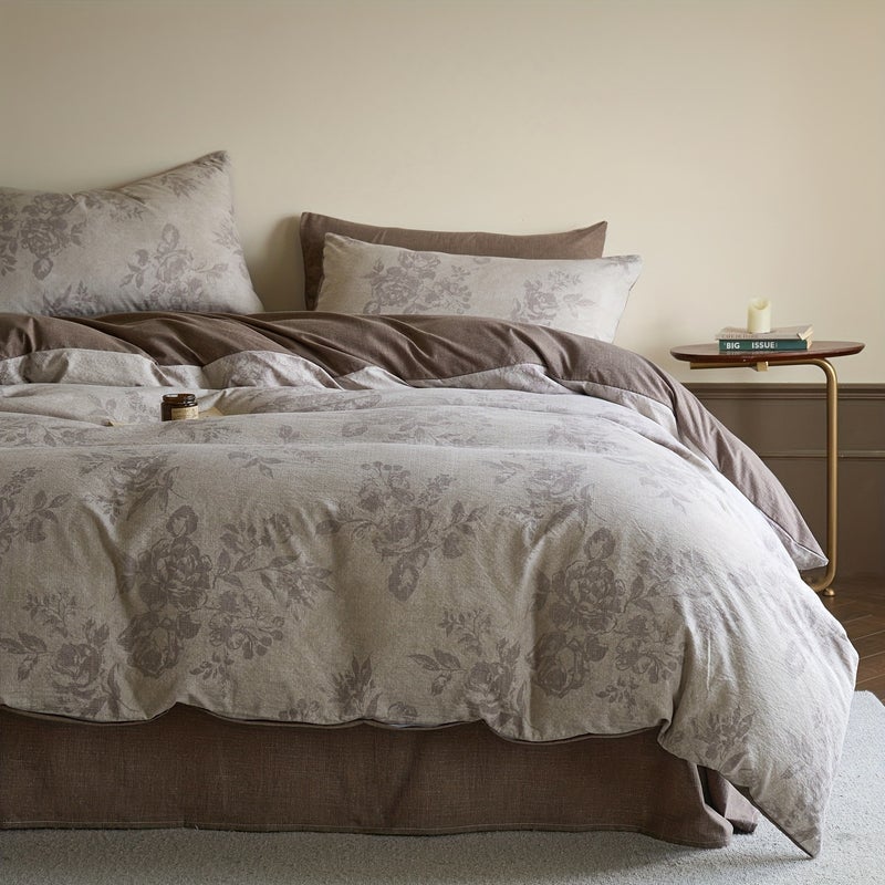 3pcss High Density Polyester Fiber, Duvet Cover 3pcs Set (Duvet Cover And Pillowcases X2) Wear-Resistant And Wrinkle-Resistant, Non-Pilling, Soft And Comfortable, Skin-Friendly Touch - Image 2