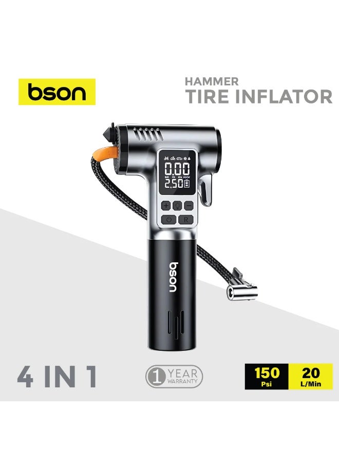 بيسون منفاخ إطارات بيسون هامر 4 في 1 - Image 1