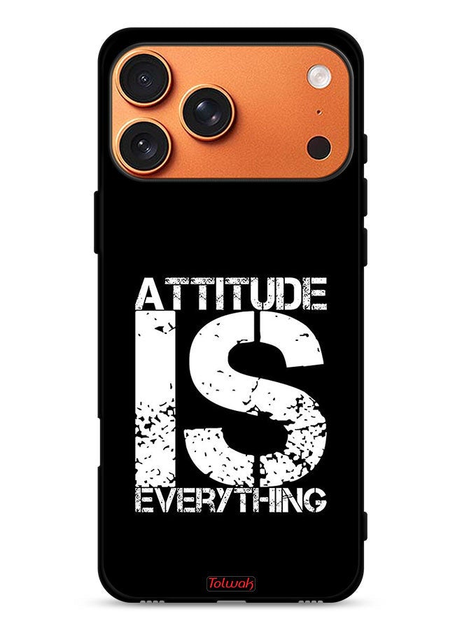 Tolwak Apple iPhone 17 Pro Max Protective Case Cover Attitude Is Everything - Image 1