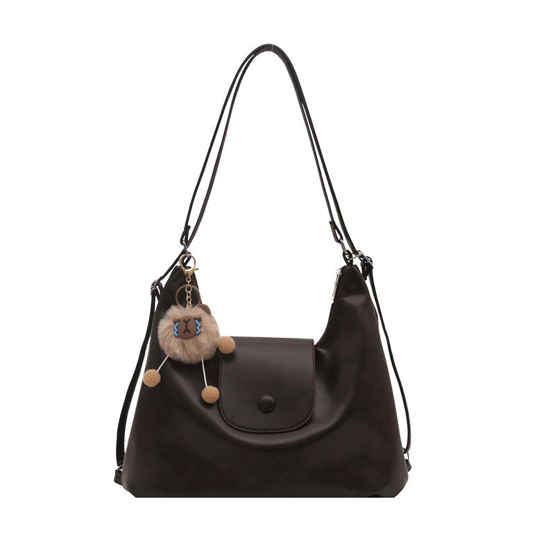 Vintage Women's Shoulder Tote Bag, Large Capacity, 2026 Winter - Image 1