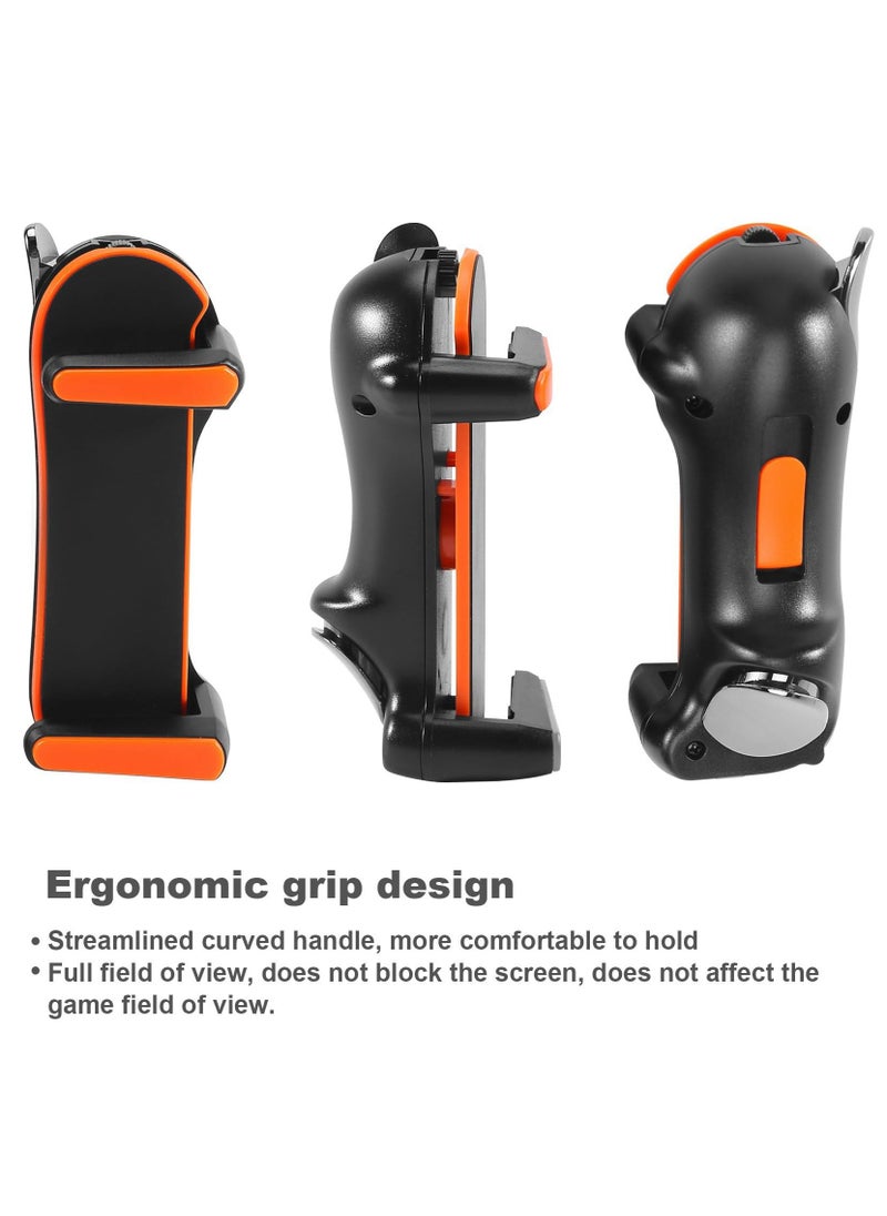 Generic - 6-Finger PUBG Game Controller with Rapid Fire Trigger, Gamepad Joystick for iPad, Tablet, Android and iOS, Enhanced Gaming Experience in Orange - Image 1