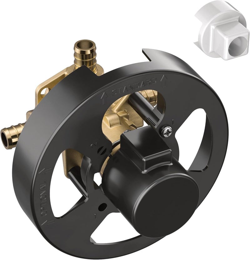 Moen MPact PosiTemp Pressure Balancing Valve with 12 Crimp Ring PEX Connection FP62325PF