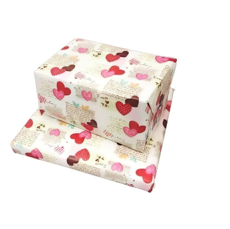 Just Flowers Large Size, Better Print Quality Gift Wrapping Paper Sheets with 1 Adhesive Tape for Anniversary, Birthday, Valentine Gift Rapper (28 In x 20 In gift wrapper Pack of 5, Multicolour) - Image 1