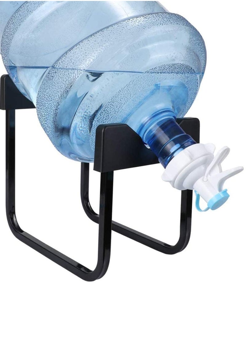 MARKQ Water Dispenser Stand with Dispenser Valve, 3-5 Gallon Water Cooler Stand, Non Slip Water Jug ​​Holder  - Image 1
