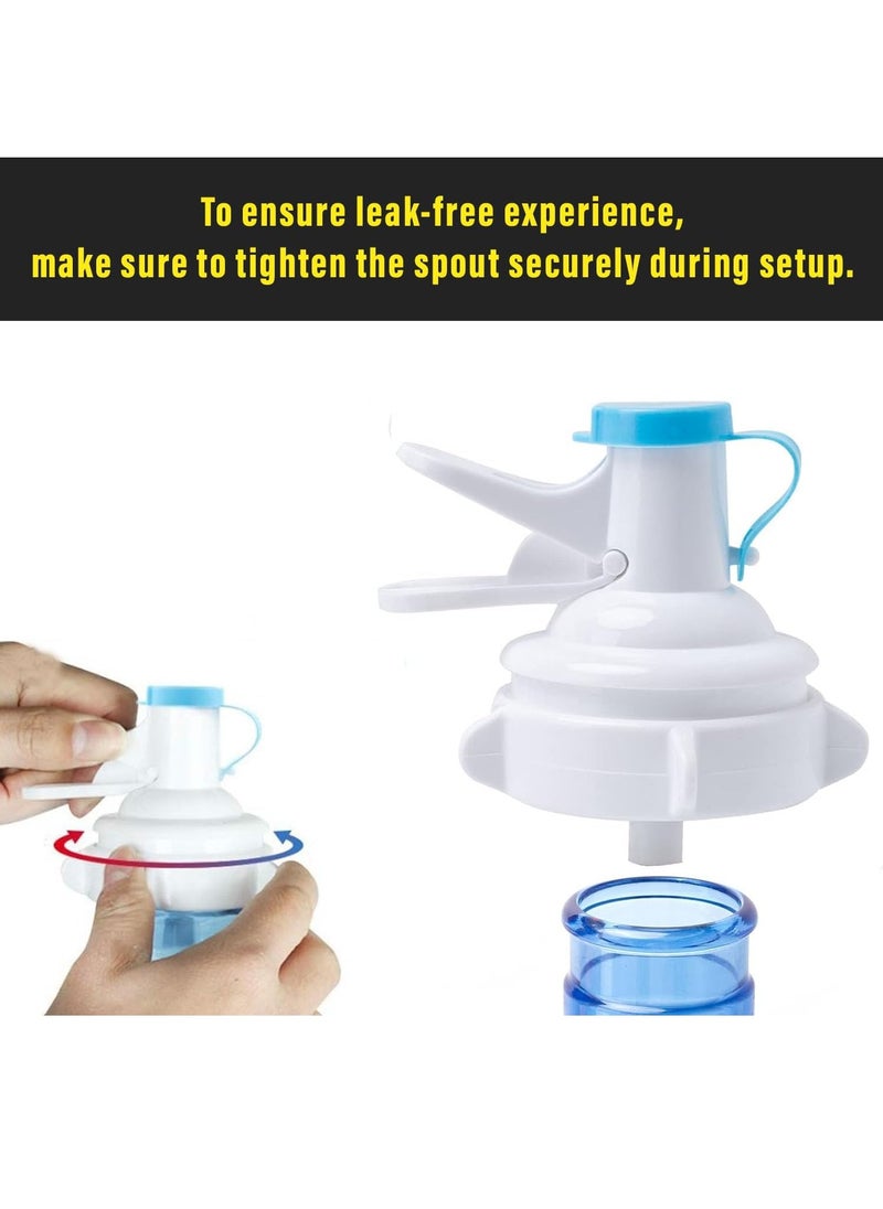 MARKQ Water Dispenser Stand with Dispenser Valve, 3-5 Gallon Water Cooler Stand, Non Slip Water Jug ​​Holder  - Image 2