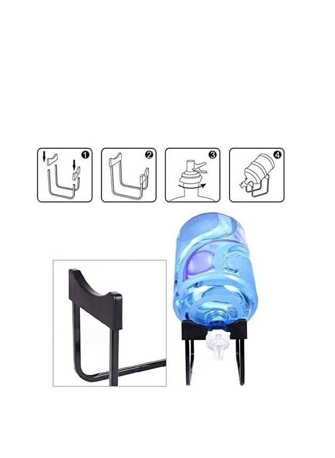 MARKQ Water Dispenser Stand with Dispenser Valve, 3-5 Gallon Water Cooler Stand, Non Slip Water Jug ​​Holder  - Image 4