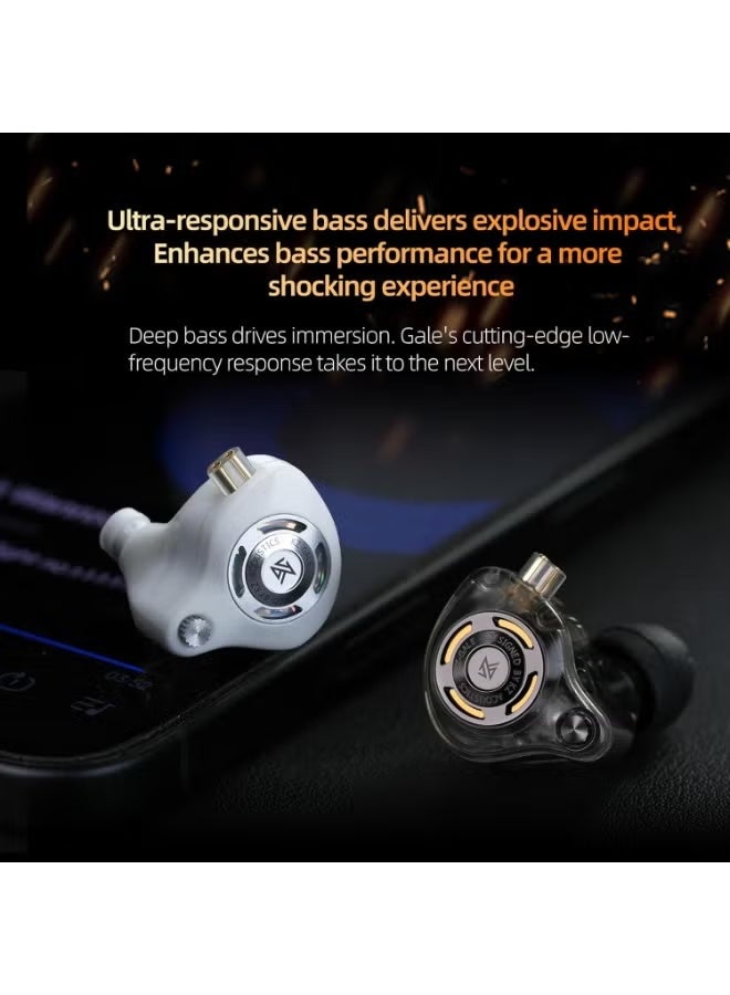 KZ Gale IEM Type-C Gaming Earphones with Built-in DSP Sound Card, 4 EQ Modes and Dual Microphone, Compatible with RedMagic, USB-C iPhone, iPad, Samsung, PC and Laptops, Low-Latency In-Ear Gaming Headphones for PUBG Mobile, Free Fire, Valorant and CS2 (with Mic) - Image 4