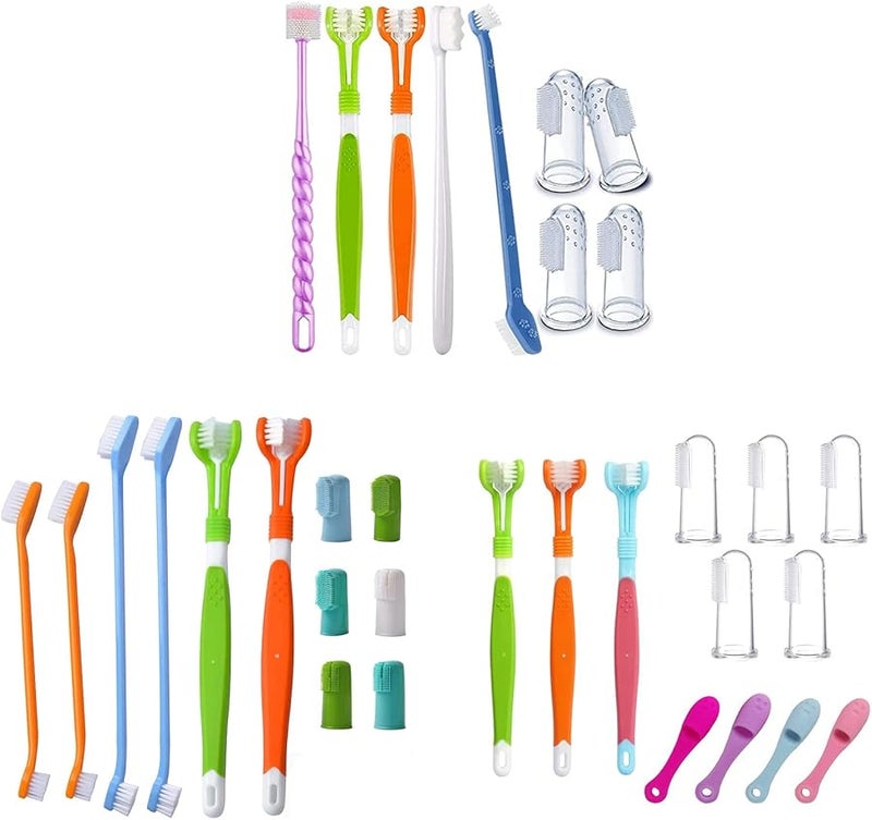 Style4 فرشاة أسنان للكلاب لتنظيف الأسنان والعناية برائحة الفم الكريهة مستلزمات طب الأسنان للحيوانات الأليفة - Image 3