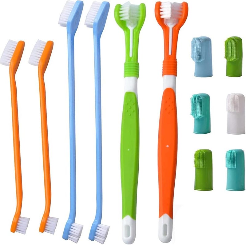 Style4 فرشاة أسنان للكلاب لتنظيف الأسنان والعناية برائحة الفم الكريهة مستلزمات طب الأسنان للحيوانات الأليفة - Image 2