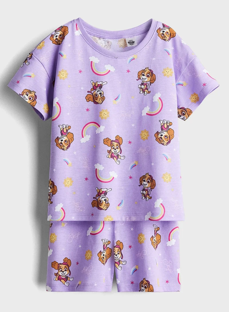 H&M Kids Printed High Waist Pyjama