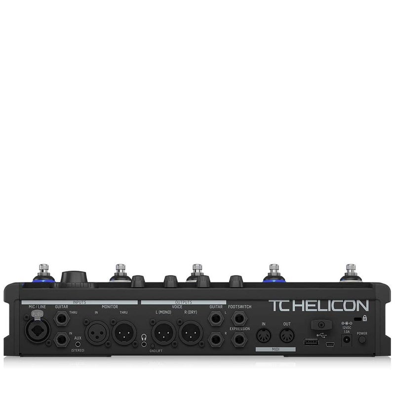 TC Helicon VOICELIVE 3 EXTREME Unrivaled Vocal and Guitar Effects Performance Floor Pedal with Backing Tracks, Looping, Automation and Audio Recording - Image 4