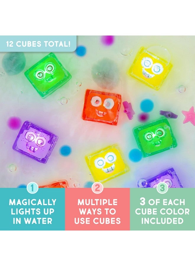 Glo Pals Water-Activated Light-Up Cubes for Sensory Play - 12 Pack - Image 3