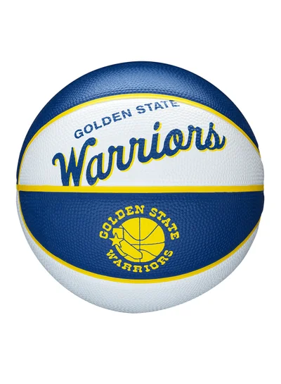 Wilson NBA Team Retro Mini Basketball Golden State Warriors - Size 3 (mini ball) - Blue/White