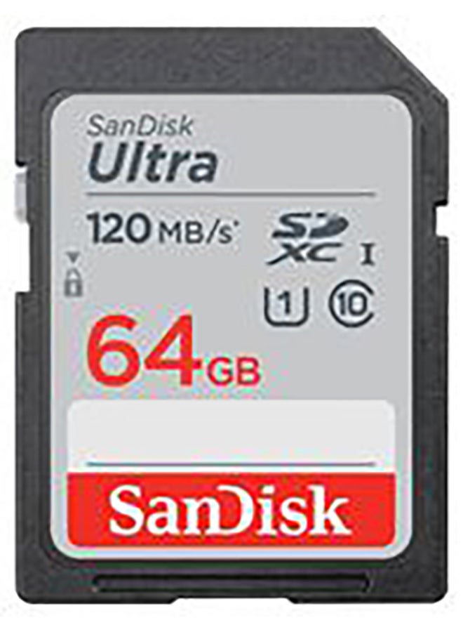 sandisk Ultra SDXC UHS-I Class10 Memory Card - 120MB/s