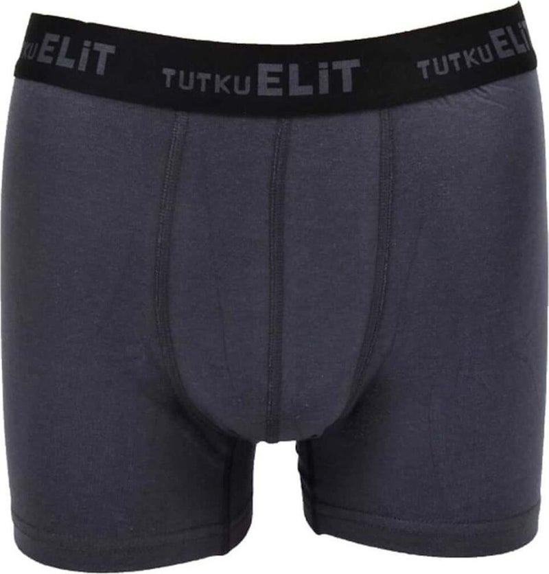 Tutku Elit Passion Elite ELT1252 Elite Modal Elastane Sports Boxer 3 Pieces Smoke 