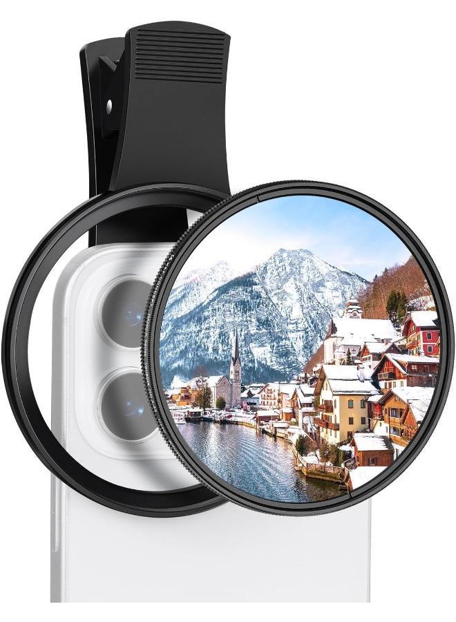 K&F Concept 67mm Clip-On Variable ND2-32 Filter for Phones - Image 1