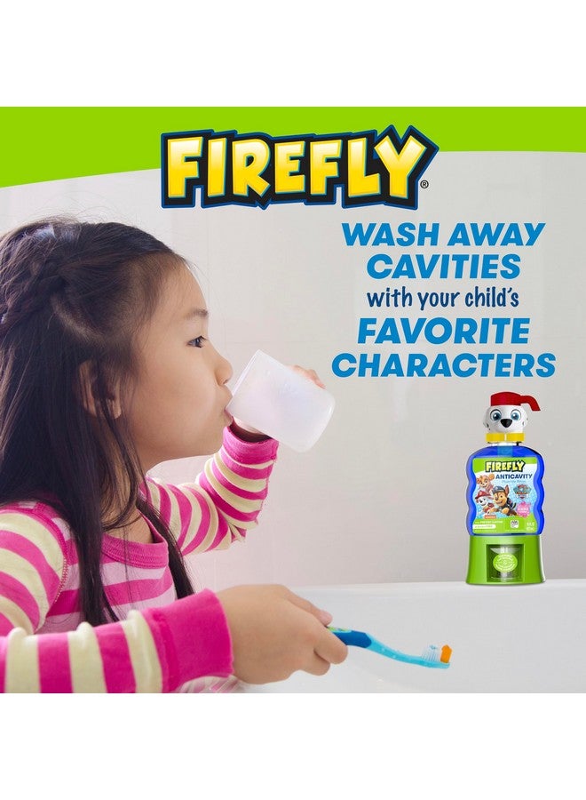 Firefly Kids Anti-Cavity Fluoride Rinse, Paw Patrol, Alcohol Free Formula, ADA Accepted, Helps Prevent Cavities, Bubble Gum Flavor, 16 Ounce - Image 2