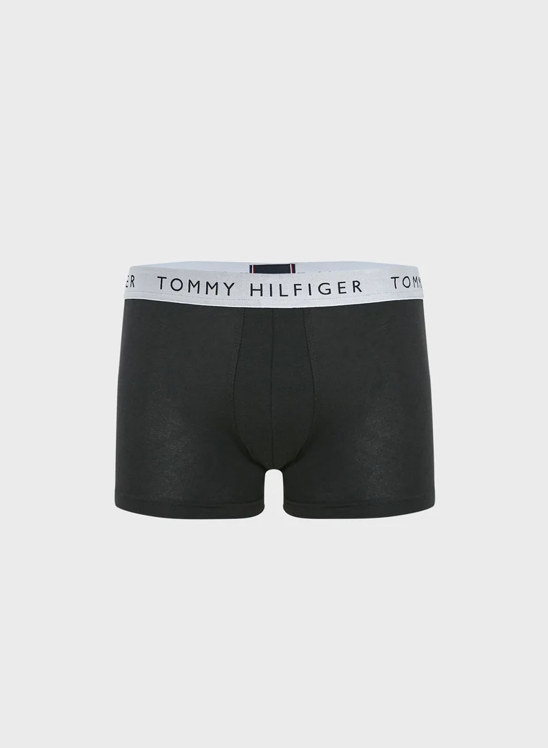 TOMMY HILFIGER 3 Pack Logo Band Trunks