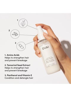 Ouai OUAI Leave In Conditioner & Heat Protectant Spray - Prime Hair for Style, Smooth Flyaways, Add Shine and Use as Detangling Spray - No Parabens, Sulfates or Phthalates (4.7 oz)  - Image 3