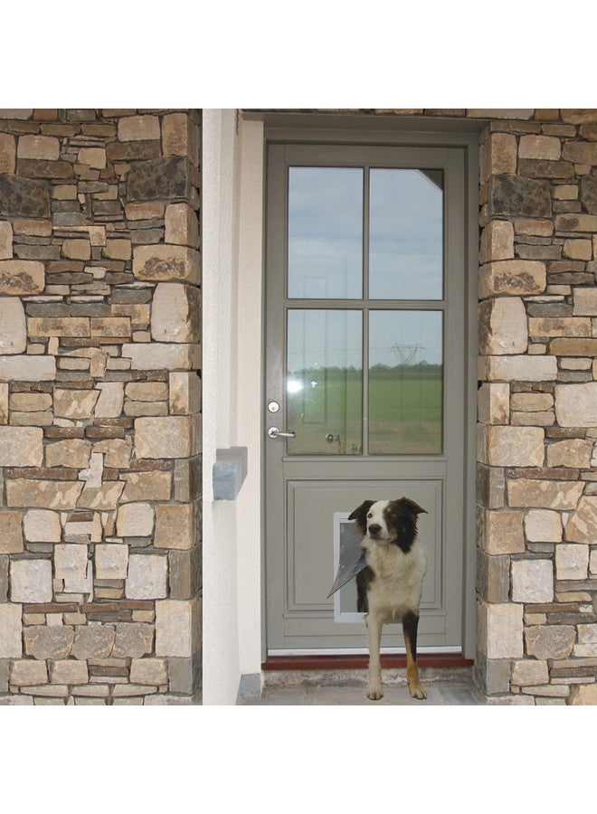 Ideal Pet Products Ideal Pet Products Designer Series Plastic Pet Door with Telescoping Frame, Extra Large, 10.5" x 15" Flap Size - Image 1