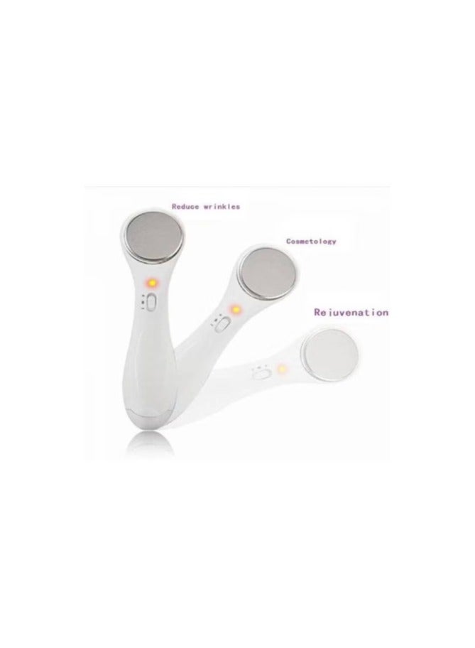 Captaintech Vibration Ion Face Lift Massager White - Image 1