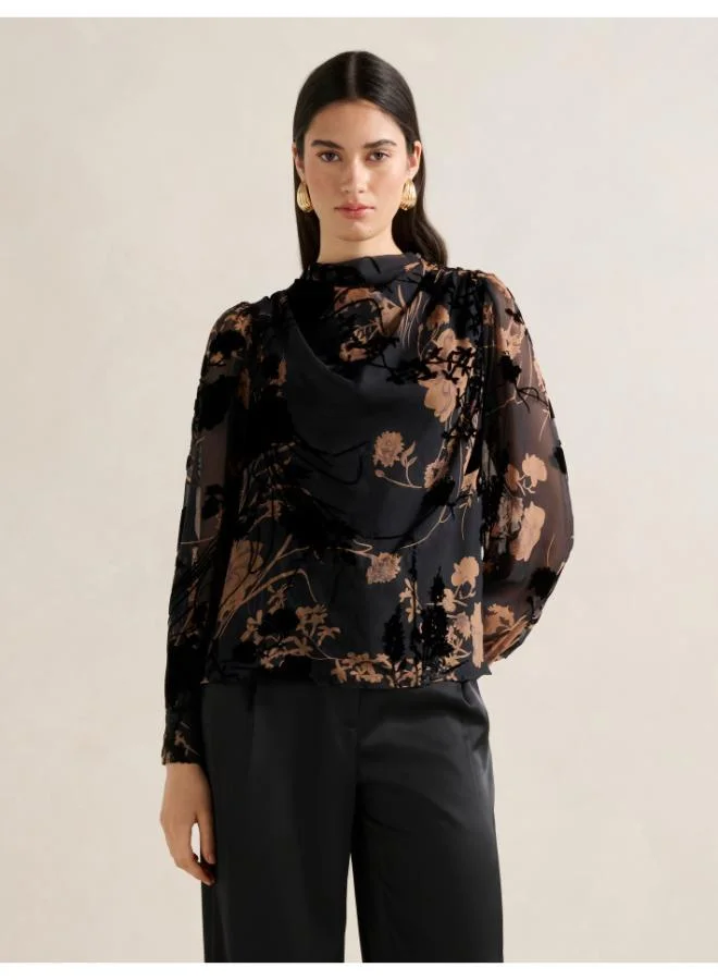 Forever New Amaya Drape Blouse