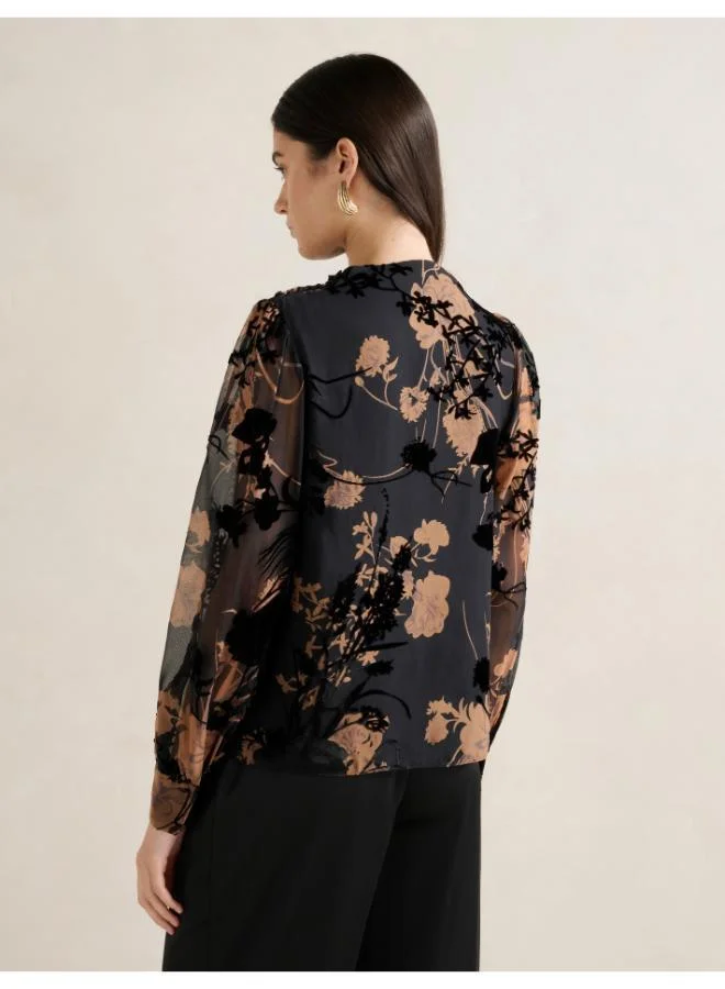 Forever New Amaya Drape Blouse