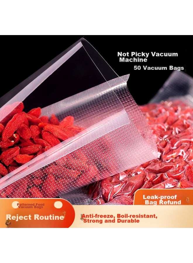 Dipple Dipuer Vacuum Food Storage Bags, Sealing Machine, Food-Grade Plastic Sealing Bags, Vacuum Packaging Bags - Image 1