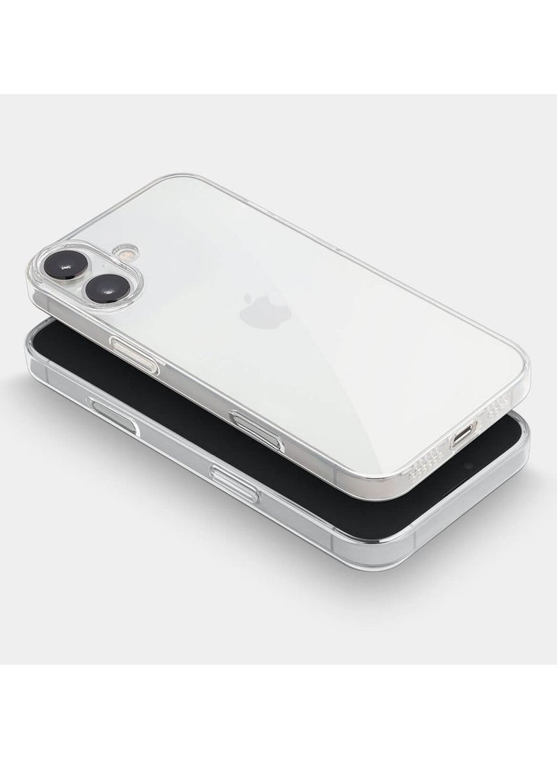 بروماس حافظة شفافة لهاتف آيفون 16 بلس - حماية من السقوط، مقاومة للخدش، مضادة للاصفرار مع حماية مزدوجة الطبقة - Image 5