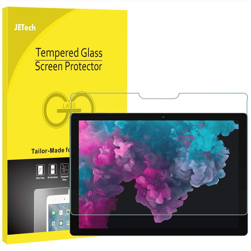 JETech Screen Protector for Microsoft Surface Pro 6/5/4, Tempered Glass Film - Image 1