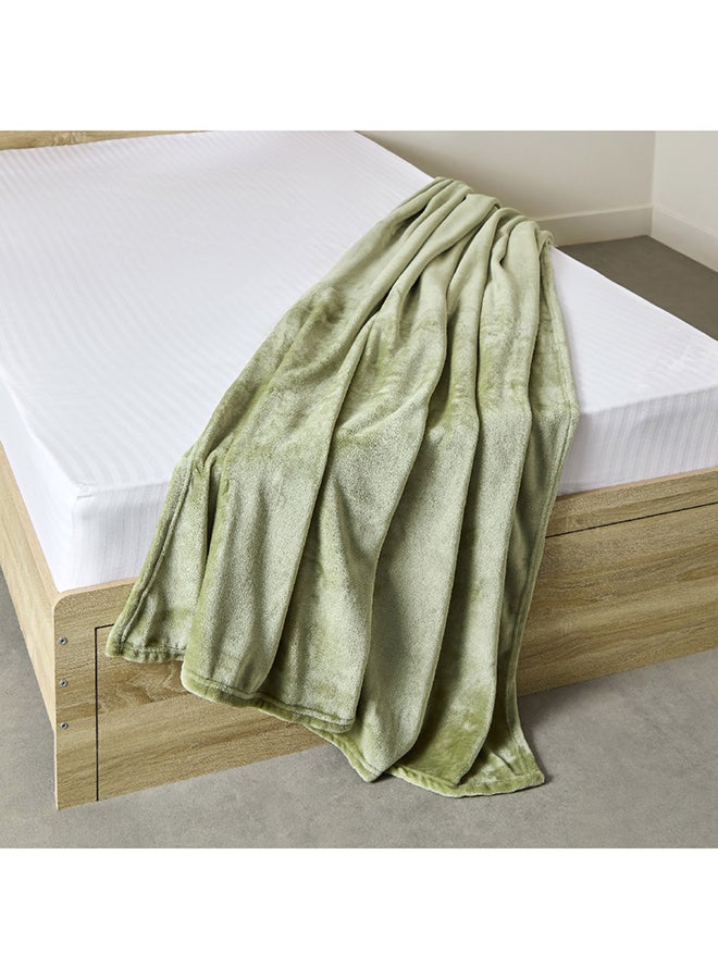 Home Box Nova Solid Flannel Twin Blanket 200 x 140 cm - Image 4